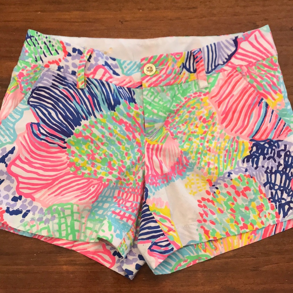 Lilly Pulitzer pattern shorts